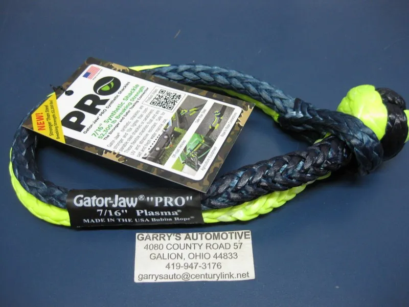 Такелажная скоба Bubba Rope 176745PRO 7/16" Gator-Jaw Pro Series Synthetic Soft