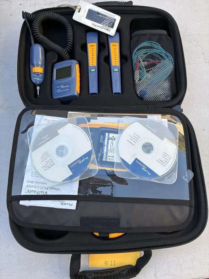 Тестер Fluke Networks FTK1450 SimpliFiber Pro Complete Fiber Verification Kit — фото лота 1