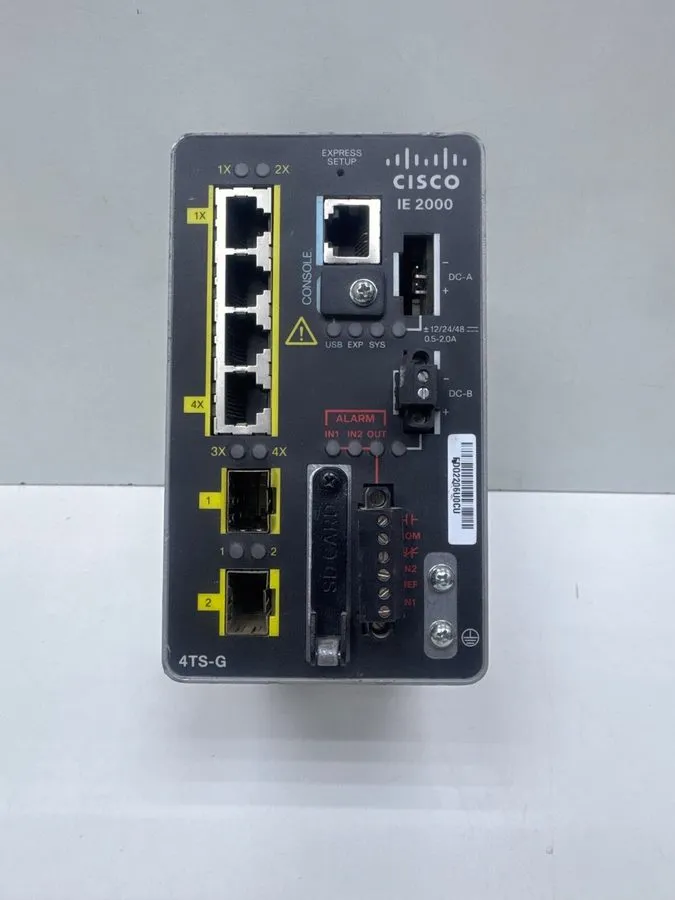 Коммутатор Cisco IE-2000-4TS-G-L V01 Industrial Ethernet Switch 2x Gigabit SFP 1