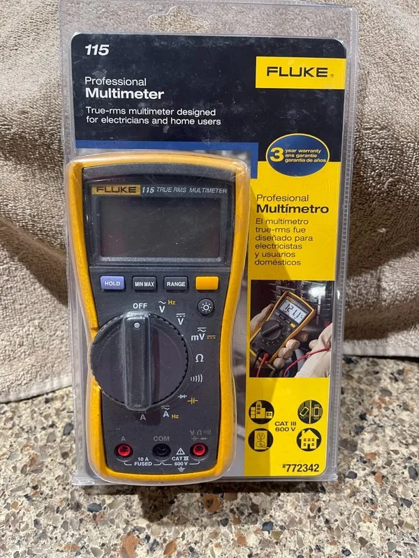 Мультиметр Fluke 600V True-RMS Field Technicians Digital Multimeter FLUKE-115-LW