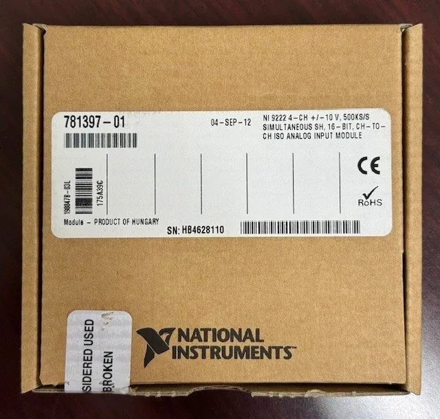 Модуль ввода-вывода National Instruments NI-9222 Analog Input Module
