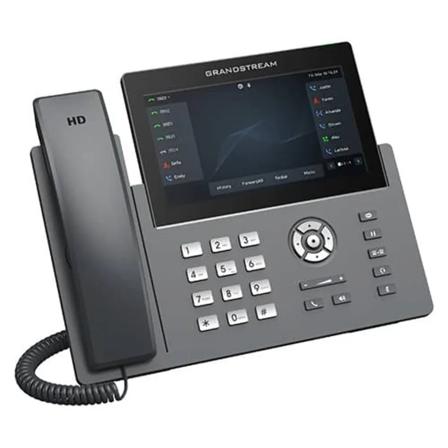 Grandstream GRP2670 12-Line Carrier-Grade IP Phone 7" Touchscreen, Wi-Fi 6 & B