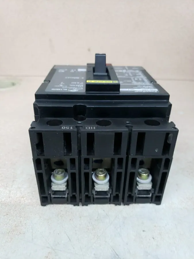 Автоматический выключатель Square D HDP36150 3 Pole 150 Amp 600V 18kA@480V Bolt  — фото лота 2