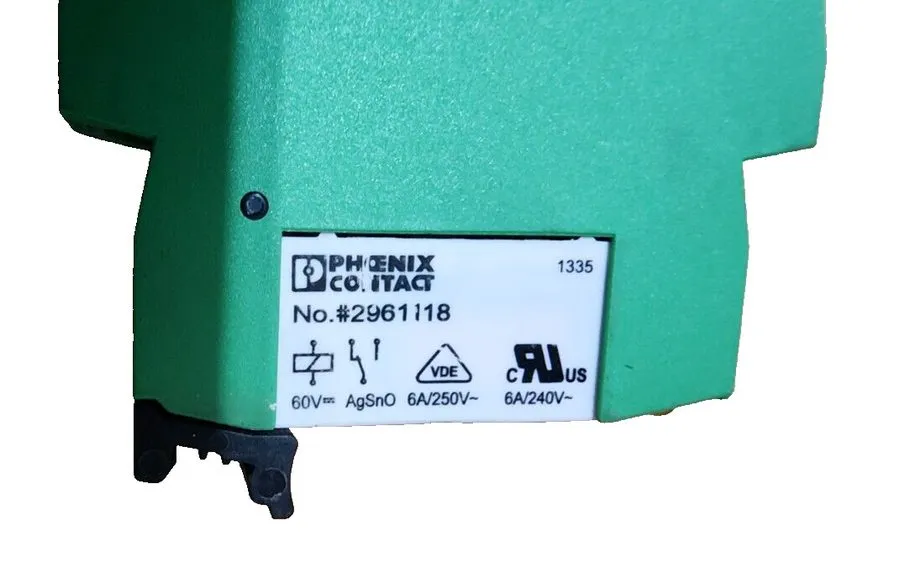 Колодка реле 3pk Phoenix Contact 120V SPDT DIN Relay Socket PLC-BSC-120UC/21