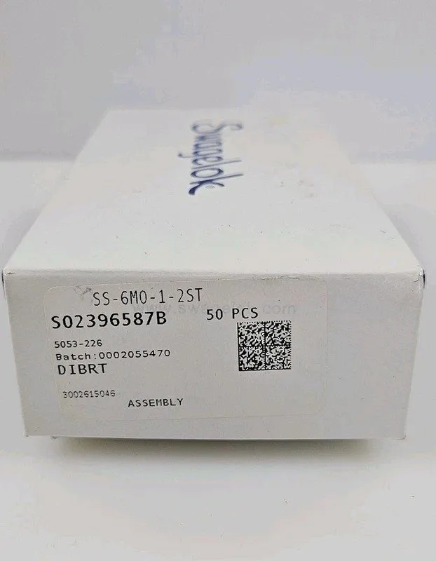 Фитинг (Bx Of 50) Swagelok SS-6M0-1-2ST Stainless Tube Fitting 6mm Tube OD x 1/8