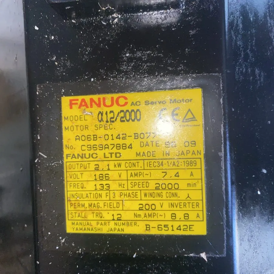 Серводвигатель A06B-0142-B077 FANUC AC Servo Motor
