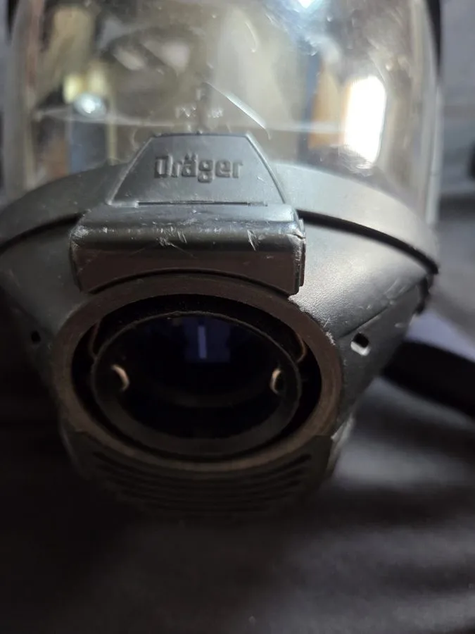 Газоанализатор Drager FPS7000 sentinel 4500psi SCBA pack frame Mask Medium with  — фото лота 1