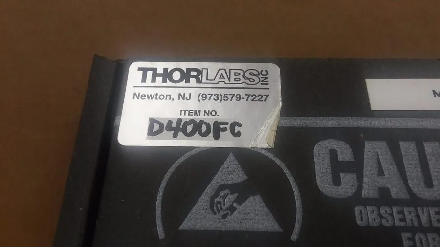 Электронный компонент THORLABS D400FC InGaAs Detector Fiber Optic Photo Detector