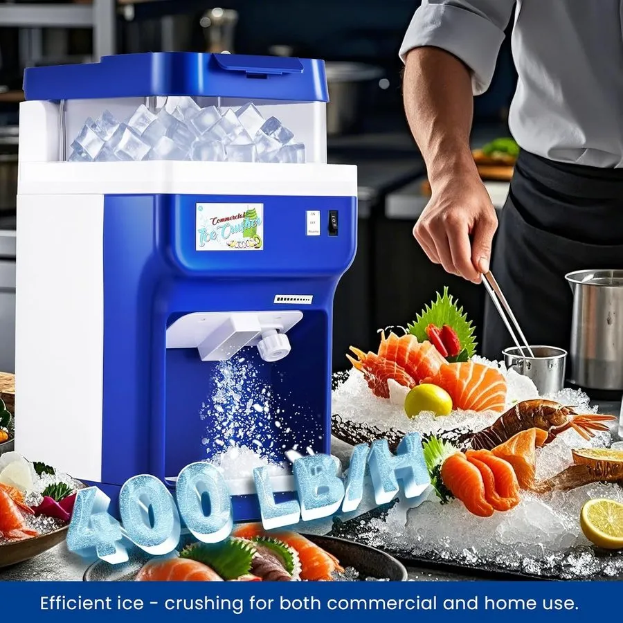Оборудование для общепита 8.45QT Commercial Ice Cube Crusher Machine Electric Ic