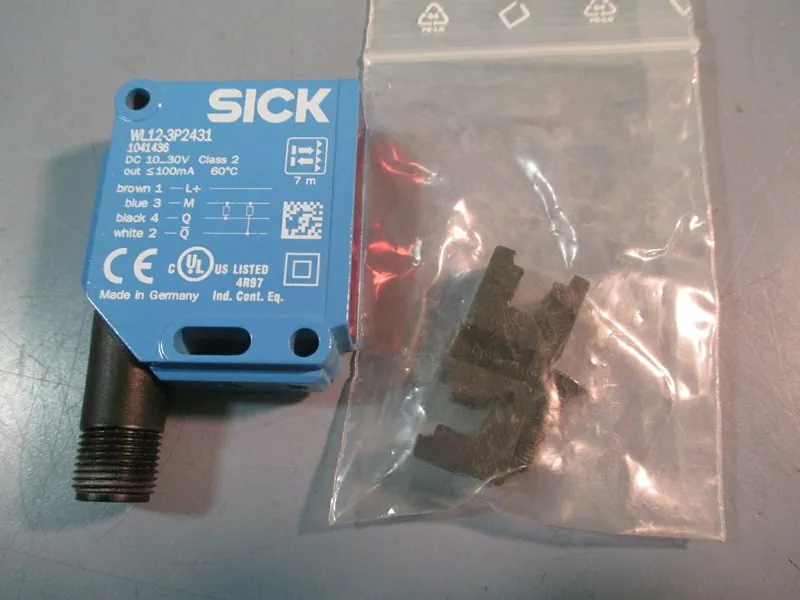 Фотоэлектрический датчик SICK WL12-3P2431 W12-3 Retroreflective Photoelectric Se