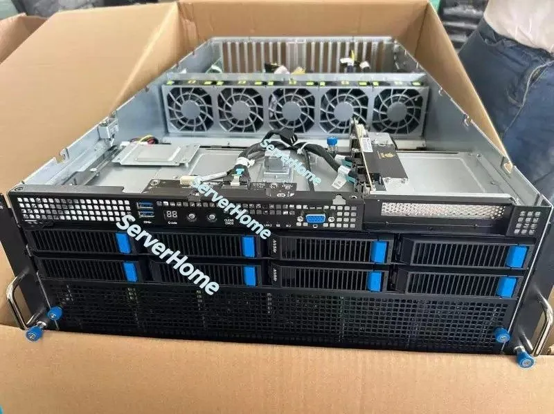 Сервер ASUS ESC8000A-E12 4U 8 GPU Server
