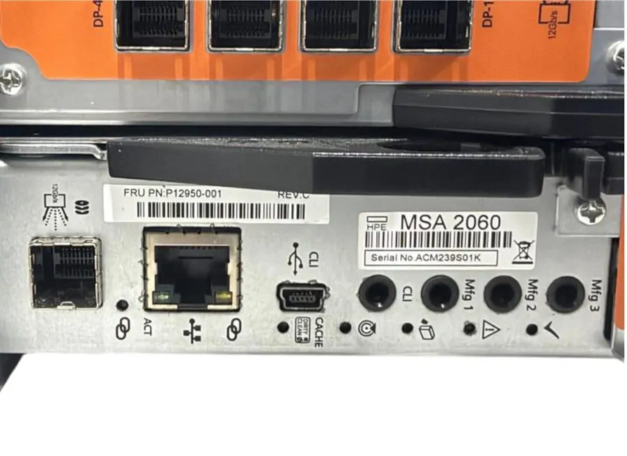 Контроллер СХД HPE MSA 2060 24-Bay SFF 12Gb SAS Storage Array 2x P12950-001 Cont — фото лота 3