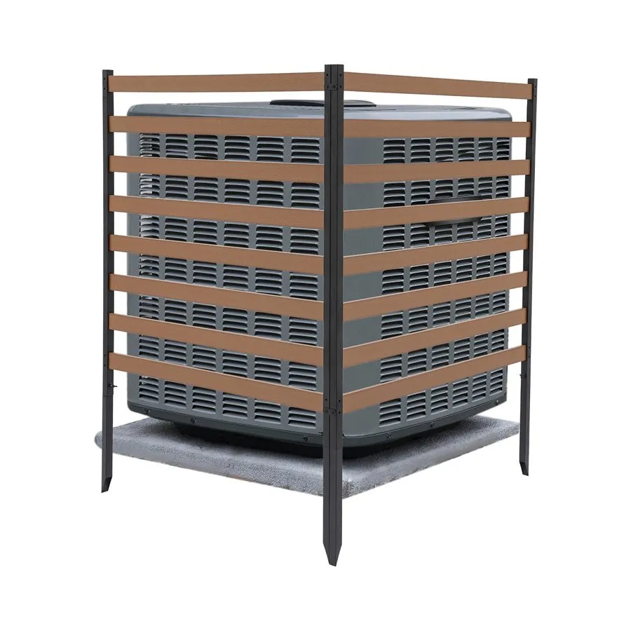 Кондиционер 2-Panel Air Conditioner Fence Outdoor Rectangular Privacy Fence Pane — фото лота 2
