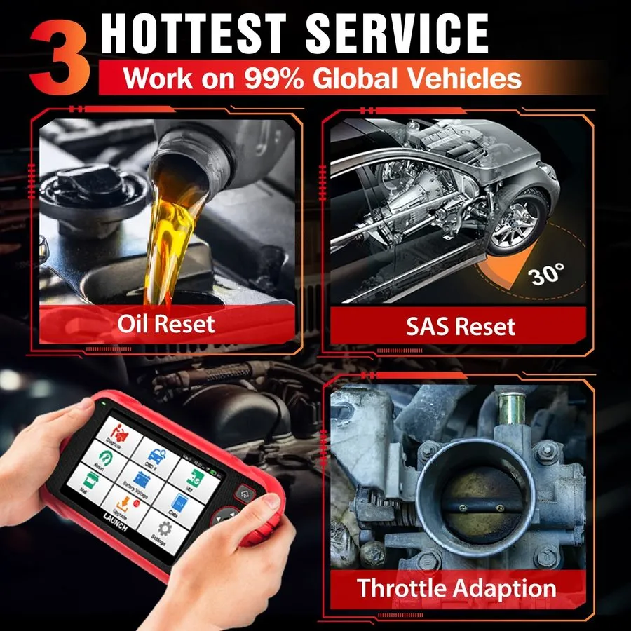 Диагностический сканер LAUNCH X431 CRP123E PLUS Car OBD2 Scanner Code er ALL Sys — фото лота 2