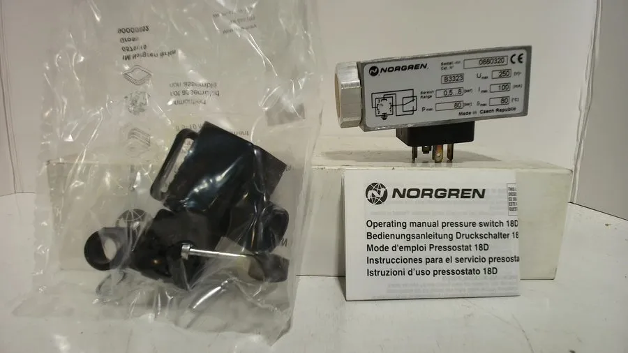 Реле давления Norgren 0880320 Pneumatic Pressure Switch 18D Series 1/4" NPT 7-12
