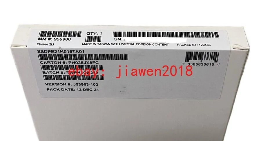 SSD-накопитель Intel Optane DC P4800X 1.5TB 2.5" U.2 NVME PCIe 6Gb/s SSDPE21K015