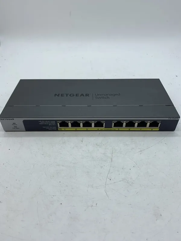 Коммутатор NETGEAR GS108PP 8-Port Gigabit PoE+ Switch 123W Ethernet Unmanaged