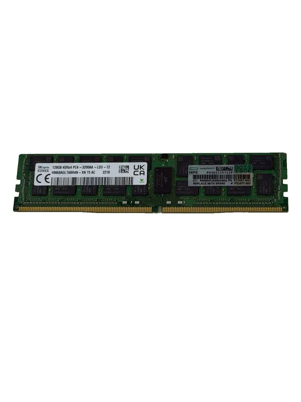 Модуль памяти SK Hynix 128GB 4DRx4 DDR4 PC4 HMABAGL7ABR4N-XN PC4-3200AA ECC LRDI — фото лота 1