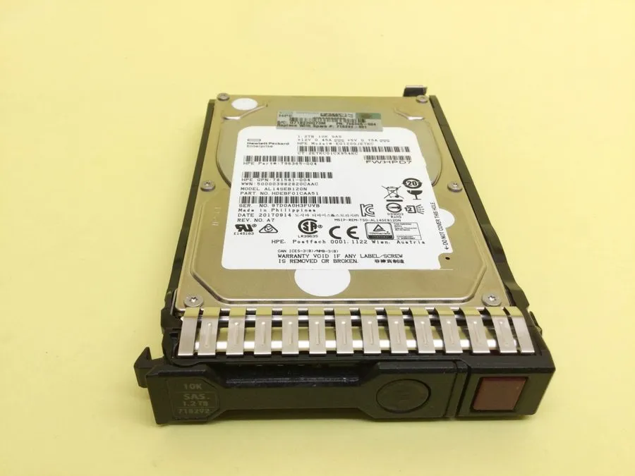 Жёсткий диск HPE 693641-001 697574-B21 697631-001 SAS 1.2TB 2.5''6G 10K SFF Hard