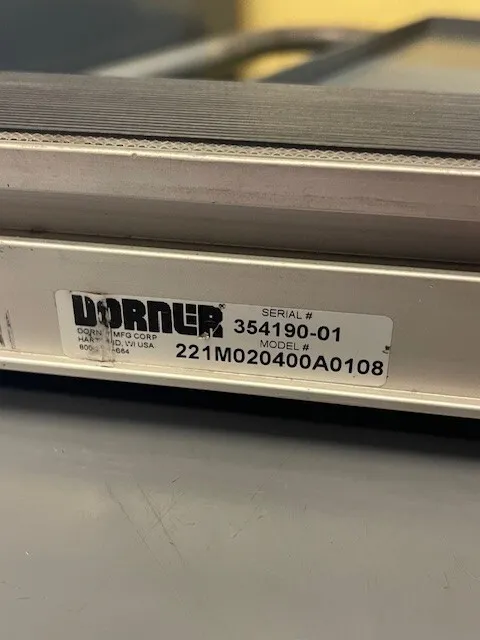 Конвейер Dorner 2200 Series Conveyor 221M020400A0108 4FT x 2 x 2