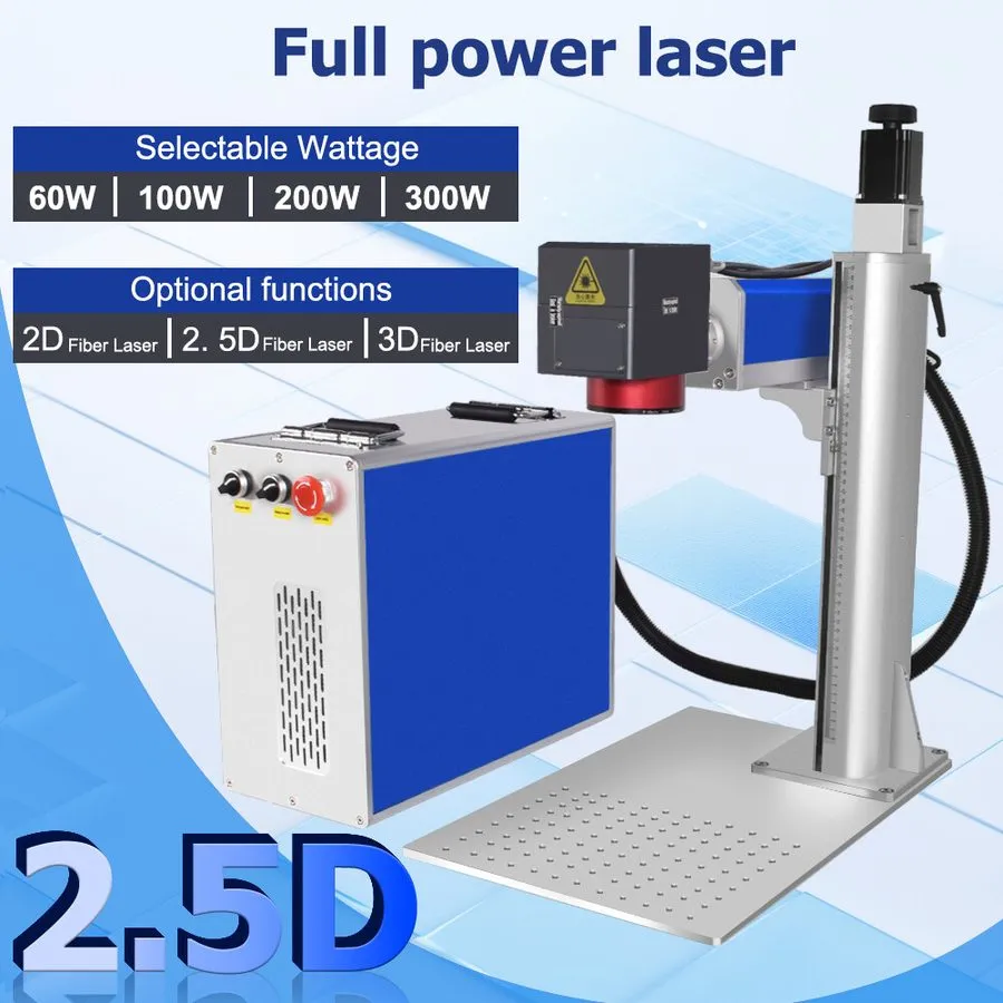 Лазерный гравёр US JPT 100W 2.5D Mopa Fiber Laser Engraver Cutting Machine Deep  — фото лота 2