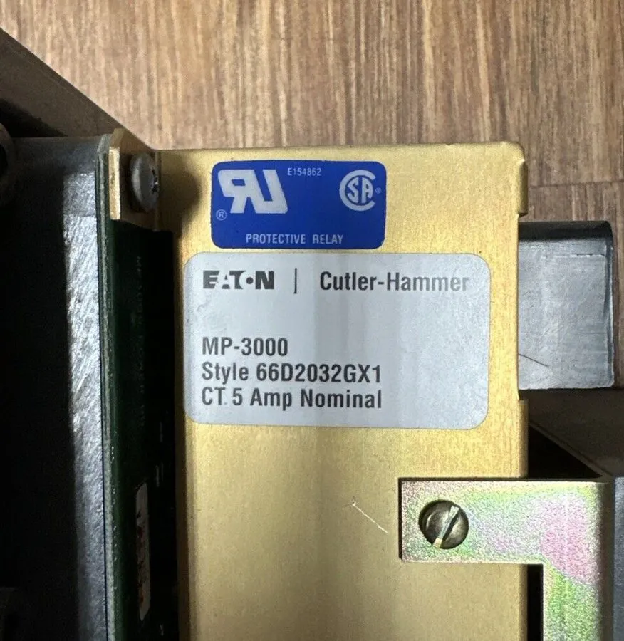 Реле защиты EATON MP3010 (MP-3000) FIXED CASE MOTOR PROTECTION RELAY