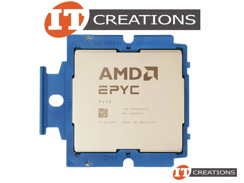 Сервер AMD EPYC 9455 CPU 48 Cores 3.15GHz SP5 300W Server Processors 100-0000015