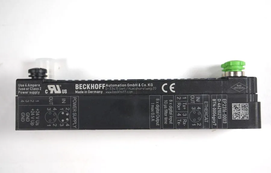 IIoT-устройство Beckhoff EtherCAT Box 8 Channel Digital Input 24VDC EP2316-0003