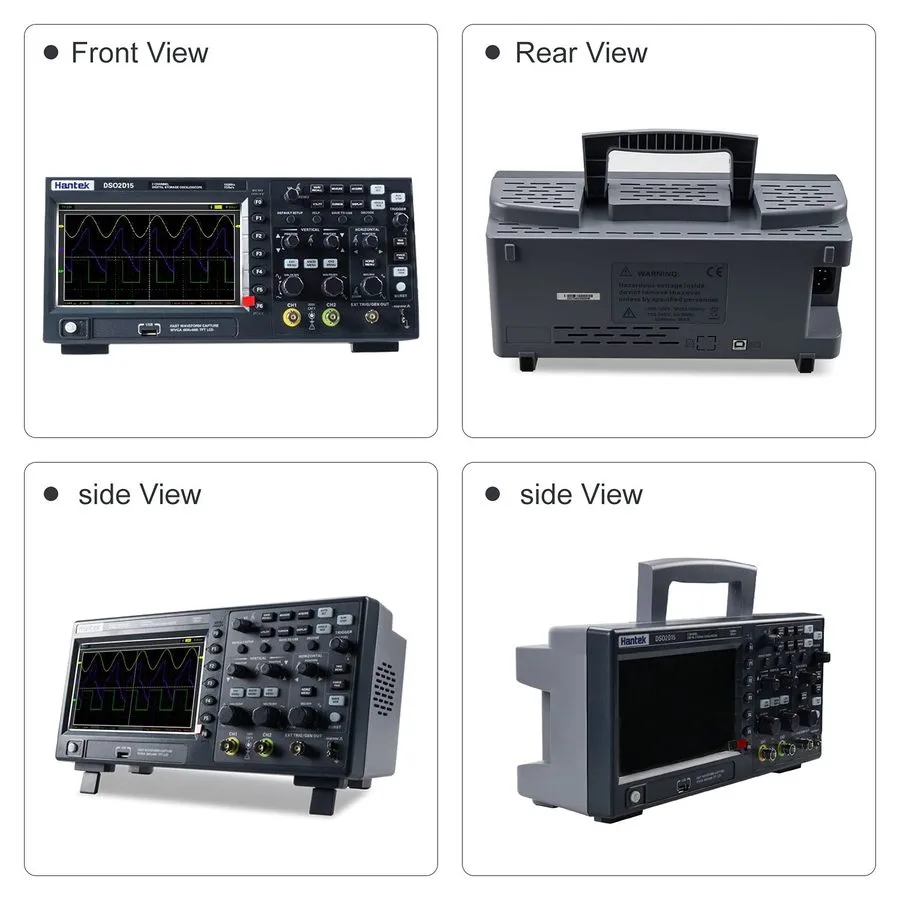 Осциллограф Hantek DSO2D15 Digital Storage Oscilloscope 150MHz 1GSa/s 8M,2 Chann
