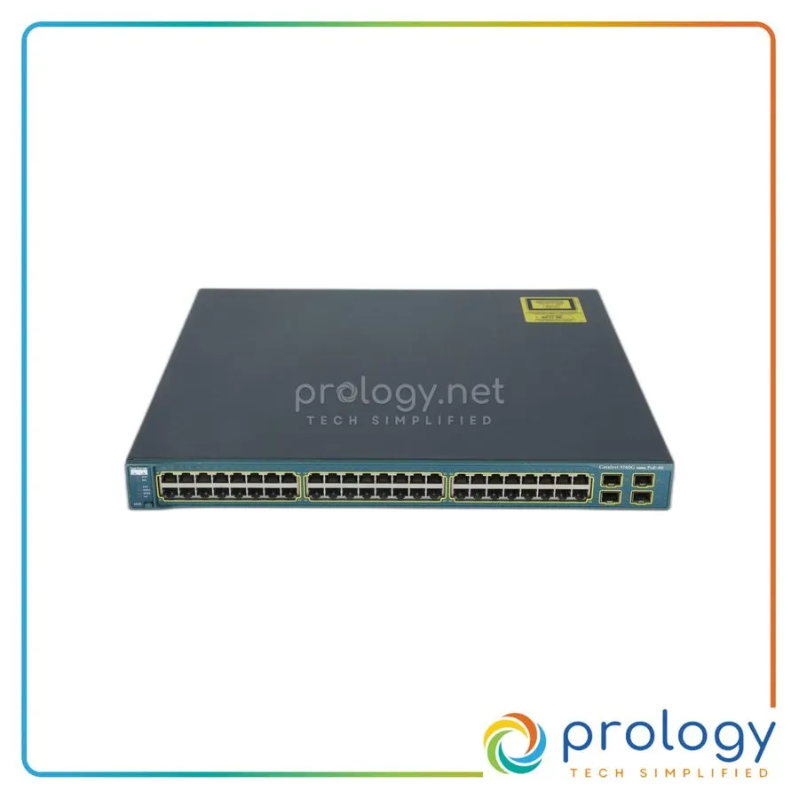 Коммутатор Cisco WS-C3560G-48PS-S 48-Port Gigabit PoE Managed Switch 4 SFP 1U Ra