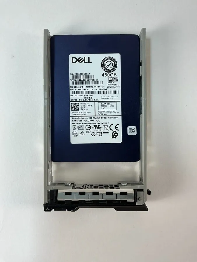 SSD-накопитель Micron 5200 ECO 480GB 2.5" SATA 6G RI Enterprise SSD MTFDDAK480TD
