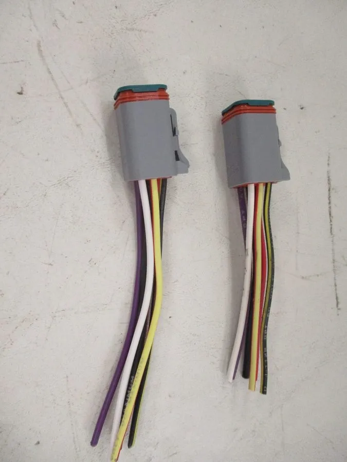 Разъём AMPHENOL FEMALE 6-PIN CONNECTOR PLUG SET OF GRAY AT06-6S MARINE BOAT — фото лота 2
