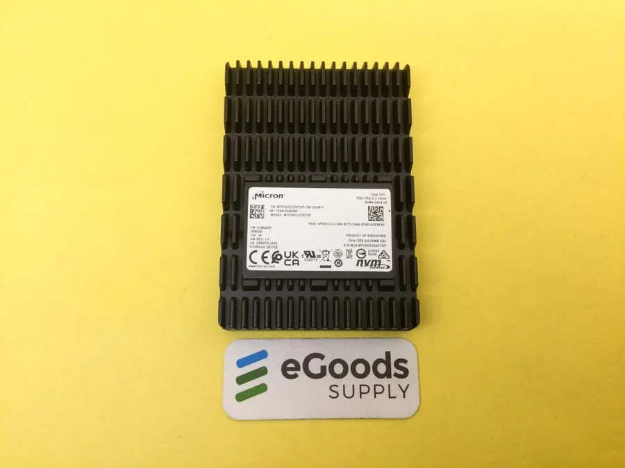 SSD-накопитель MTFDKCC3T8TGP Micron 7500 PRO 3.84TB U.3 PCI-e 4.0 NVMe 2.5" TLC  — фото лота 1