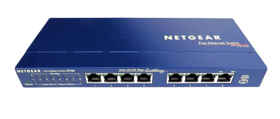 Коммутатор Netgear ProSAFE FS108NA 8-Port 10/100 Desktop Switch Fast Ethernet — фото лота 1