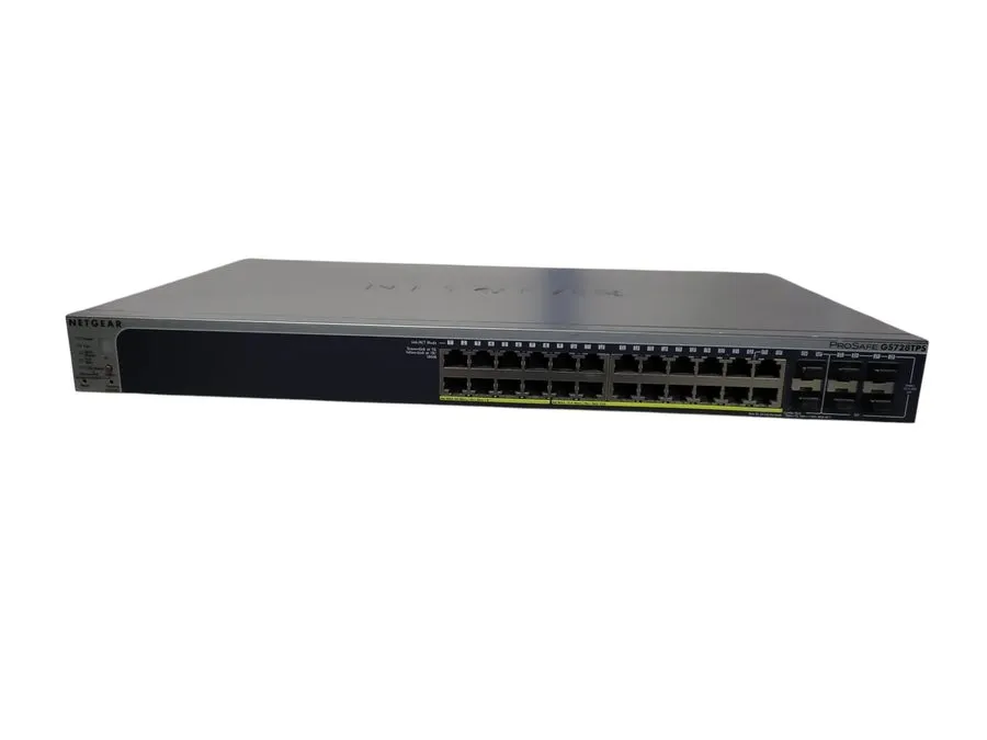 Коммутатор NETGEAR GS728TP Pro 24 Port Gigabit Smart PoE+ Switch 190W 4x SFP GS7