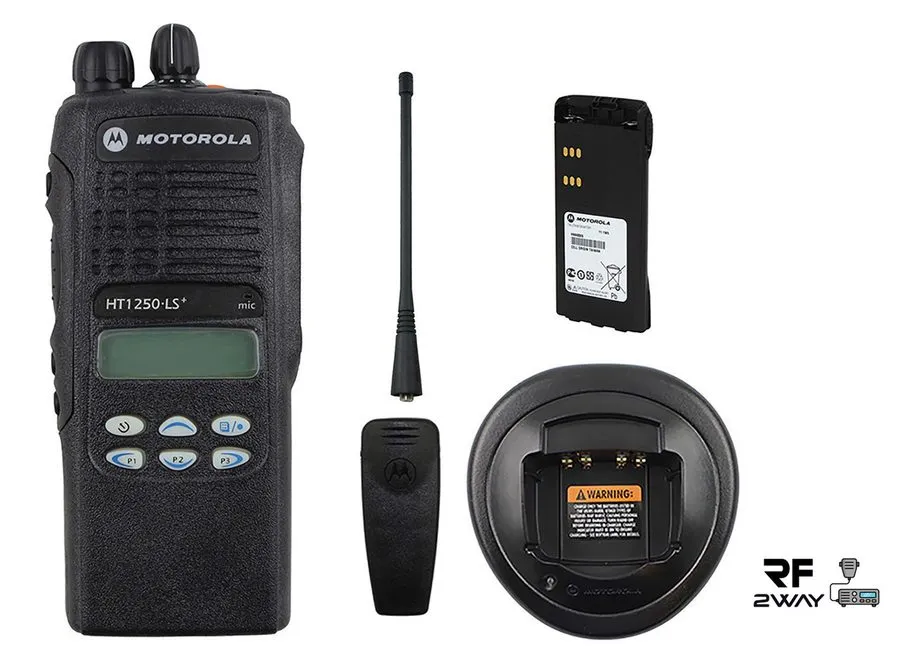 Радиостанция Motorola HT1250 LS+ UHF 450-512MHz 4W 16CH Two Way Radio AAH25SDH9D