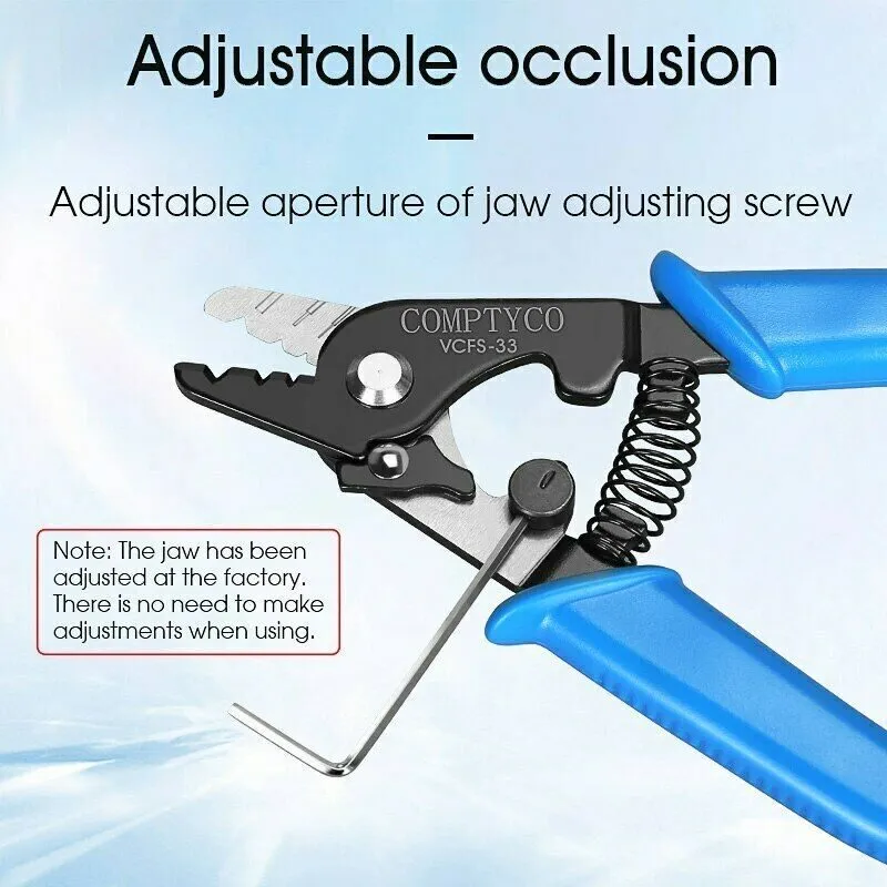 Стриппер VCFS-33 Three-port Fiber Stripping Pliers Optical Fiber Stripper FTTH T