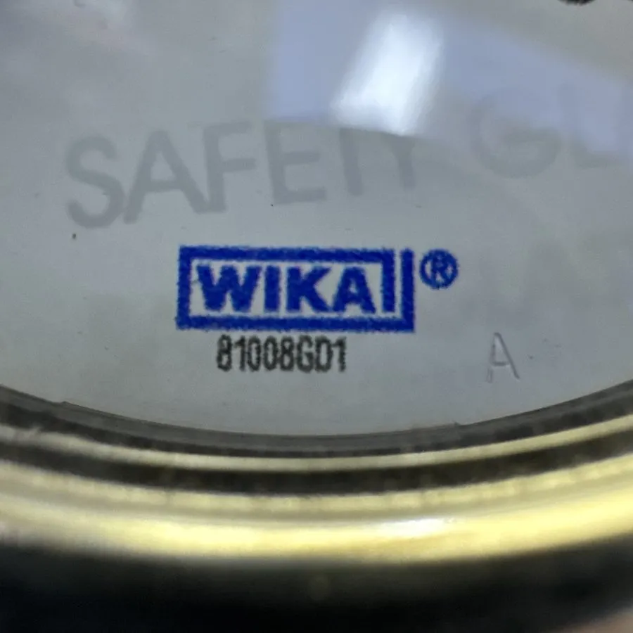 Трубопроводная арматура WIKA 0-600 PSI. LIQUID FILLED GAUGE 81008GD1 — фото лота 1