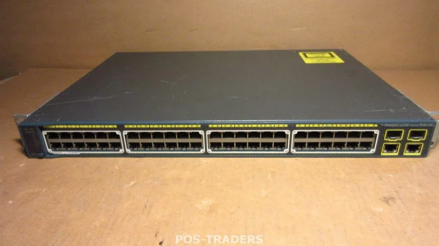 Коммутатор CISCO WS-C2960-48PST-L V01 Catalyst 2960 Series 48xPoE 2xSFE 2x1000BA