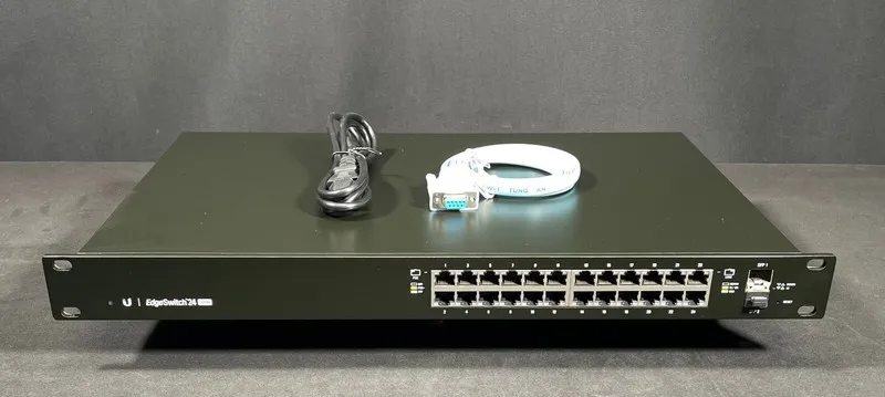 Коммутатор Ubiquiti EdgeSwitch 24 24-Port 500W Managed PoE+ Switch ES-24-500W