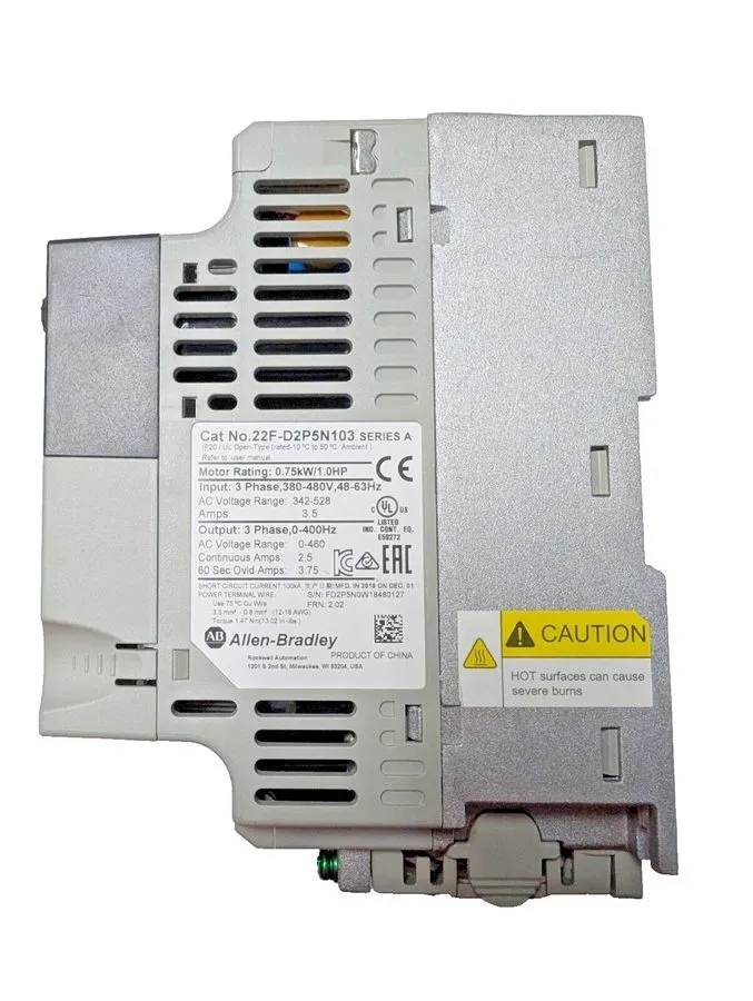 Частотный преобразователь Allen-Bradley 22F-D2P5N103 PowerFlex 4M- 0.75 kW (1 HP