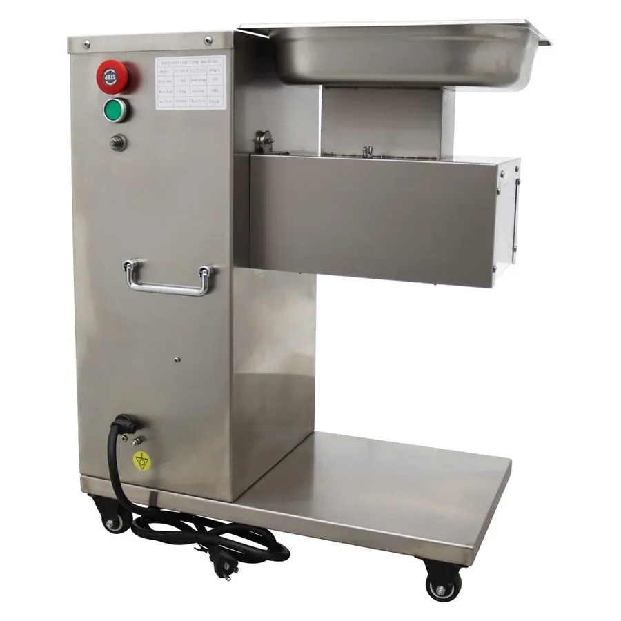 Слайсер 110V QE 500kg/h Commercial Meat Slicer with 5mm Blade Meat Cutting Machi