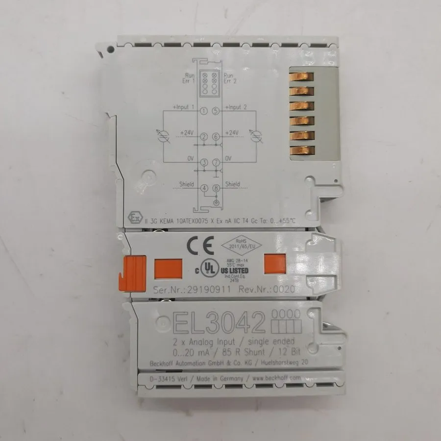 Модуль ввода-вывода Beckhoff EL3042 Analog Input EtherCAT Terminal