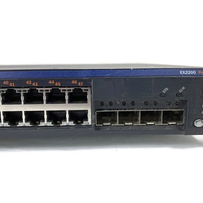 Коммутатор Juniper EX2200-48-4G 48-Port SFP Managed Gigabit Ethernet Network Swi — фото лота 2