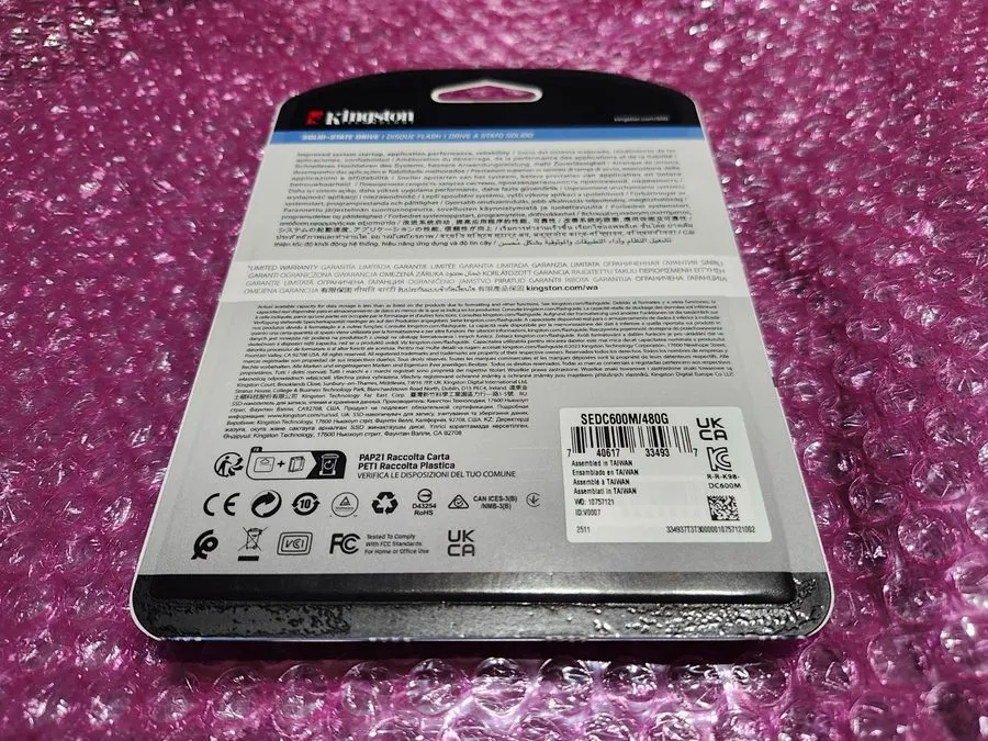 SSD-накопитель Kingston DC600M 480GB 2.5in SATA III Internal SSD 6Gbps Data Cent