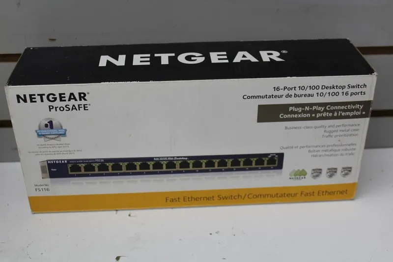 Коммутатор Netgear Prosafe 16port 10/100 Desktop Switch Fs116 & Ac Adapter