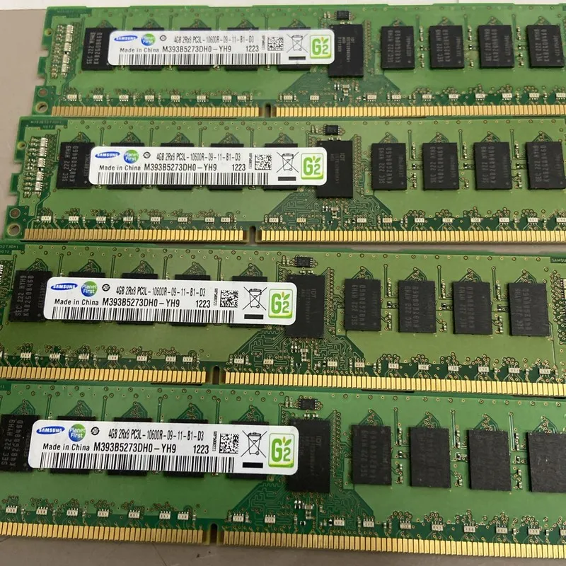 Модуль памяти M393B5273DH0-YH9 Samsung 4GB 2RX8 PC3L-10600R DDR3 ECC RDIMM RAM