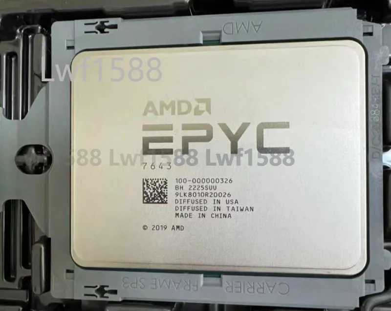 Процессор AMD EPYC 7643 48-Core 2.30GHz 225W 256MB SP3 Unlocked CPU 100-00000032