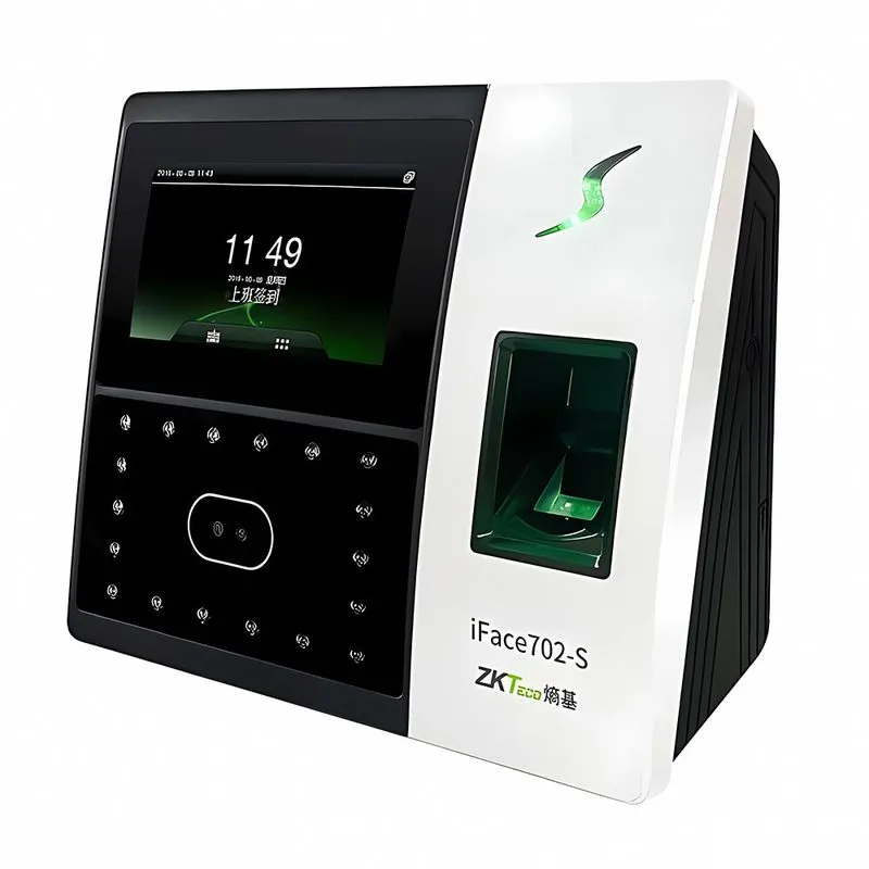 Оборудование видеонаблюдения ZKTeco iFace702-S TCP/IP Biometric Fingerprint Time — фото лота 2