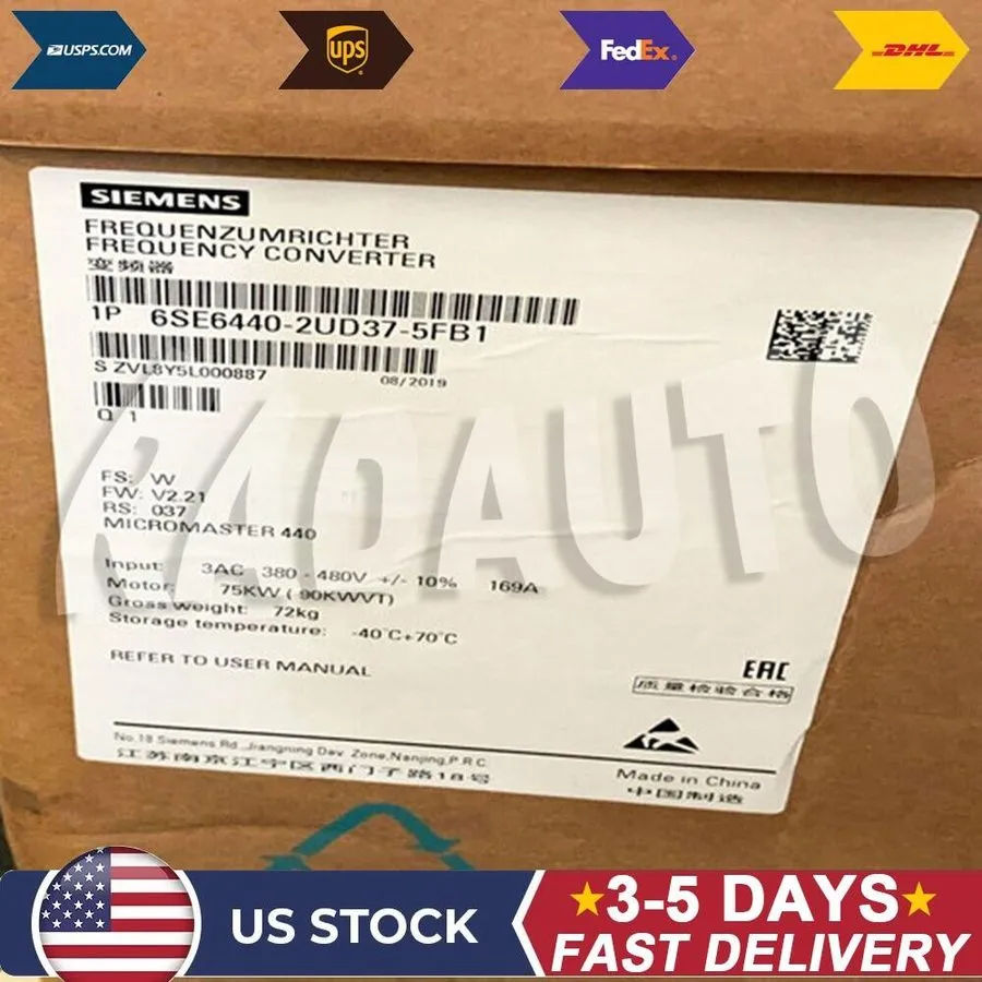 Частотный преобразователь Siemens 6SE6440-2UD37-5FB1 MICROMASTER440 without filt